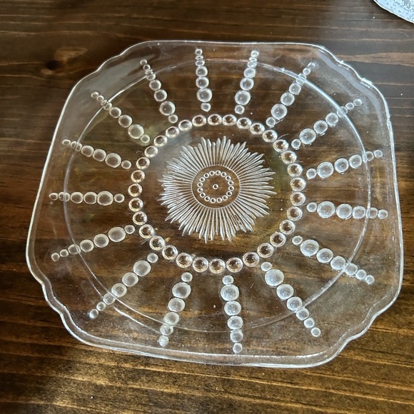 Vintage Dining Vintage Depression Oyster And Pearl Butter Dish